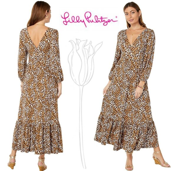 Lilly Pulitzer Ivette 3/4 Sleeve Maxi Dress - Picture 1 of 12
